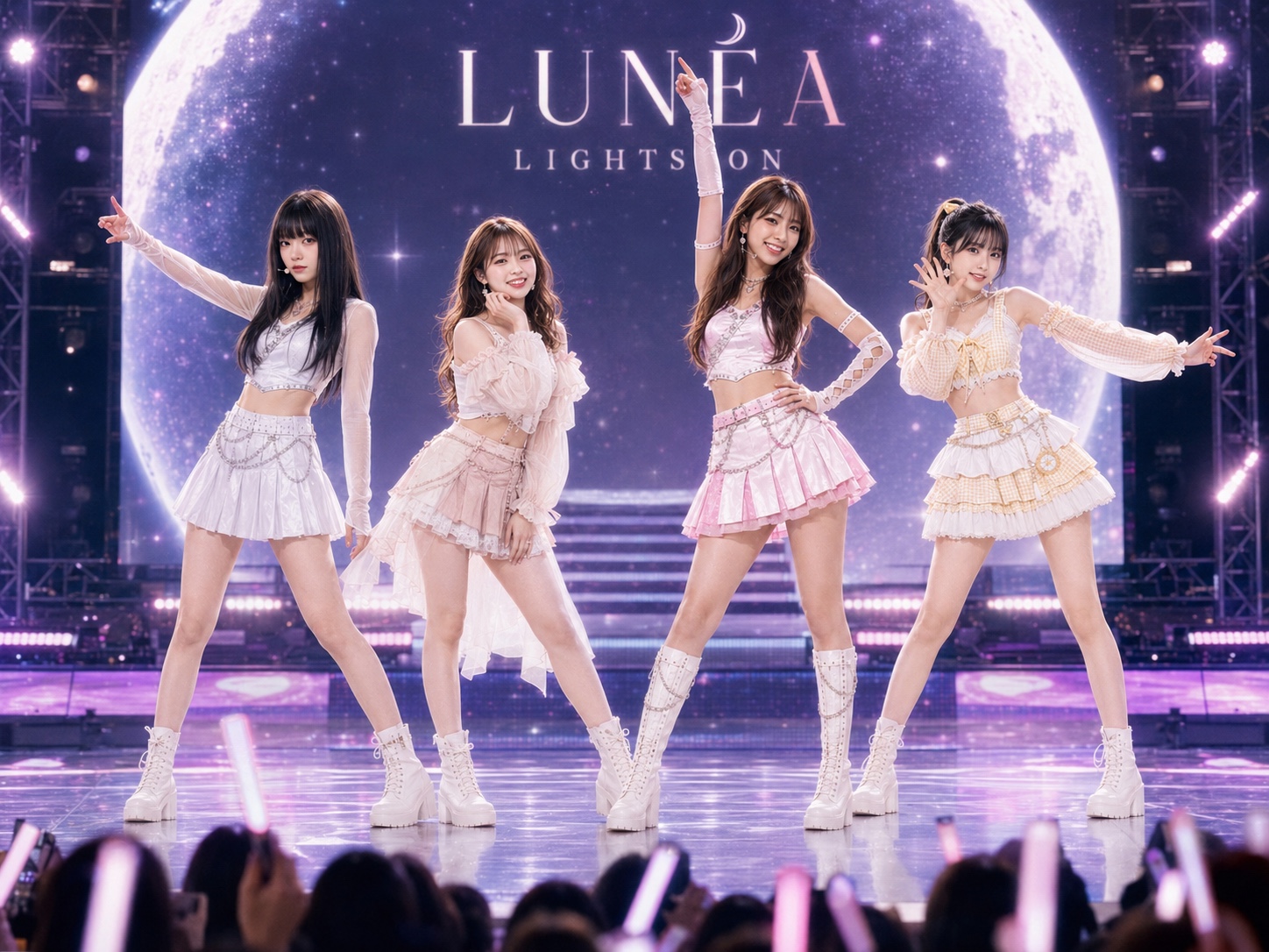 LUNÉA on stage